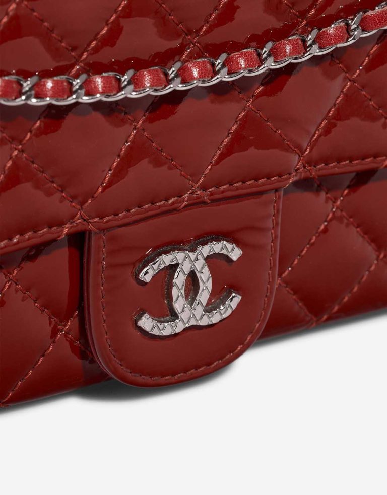 Chanel Timeless Wallet On Chain Patent Red Closing System | Sell your designer bag