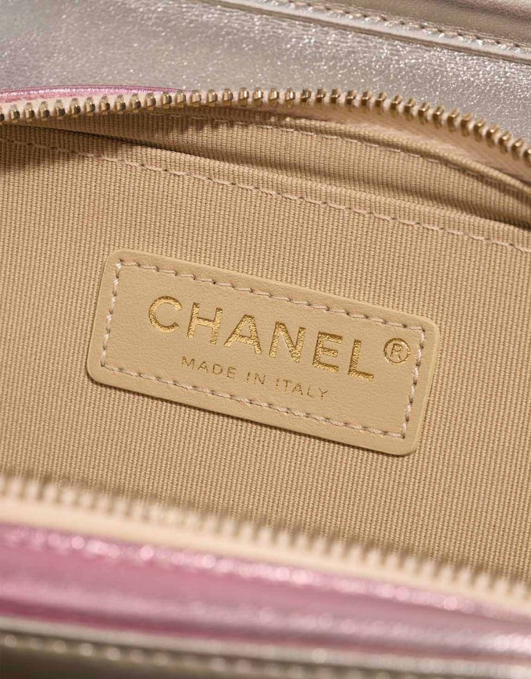Chanel Like a Wallet Mini Lamb Pink Logo | Sell your designer bag