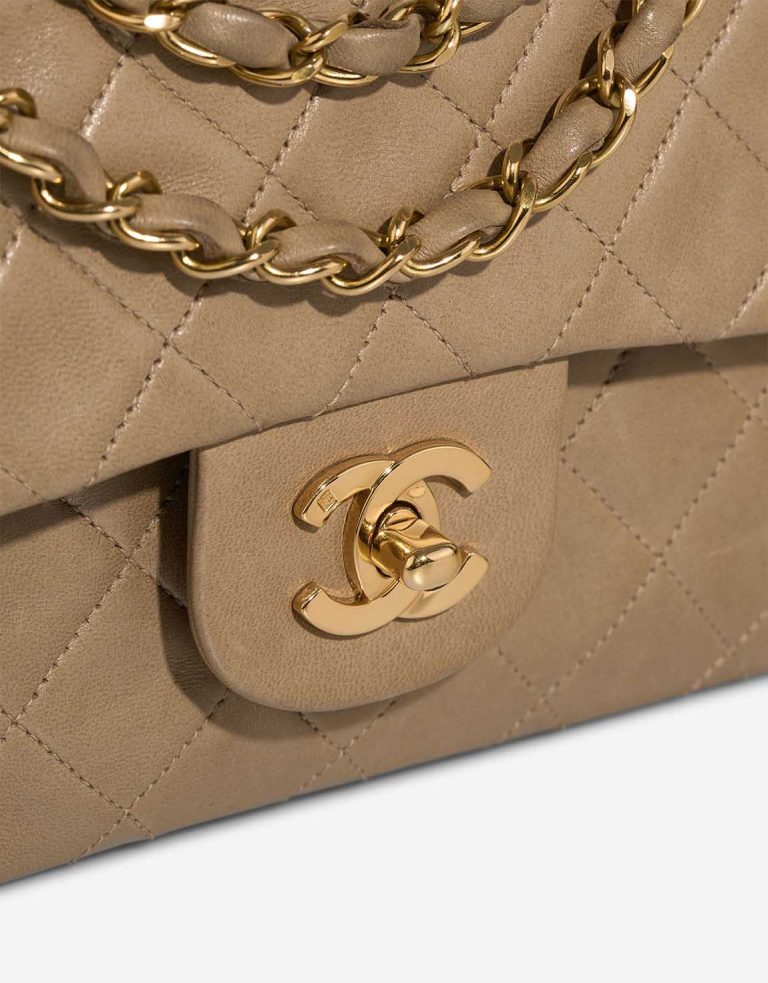 Chanel Timeless Medium Lambskin Brown Front | Sell your designer bag