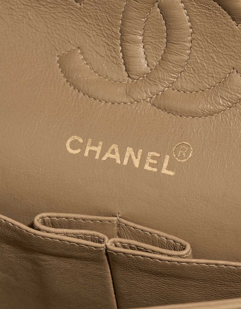 Chanel Timeless Medium Lambskin Brown Logo | Sell your designer bag
