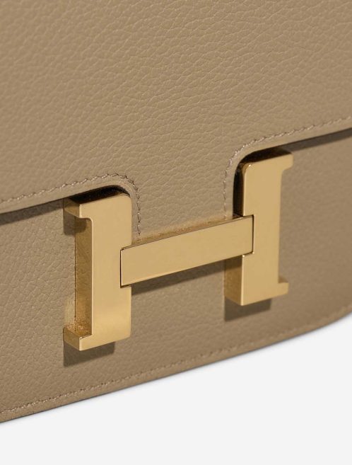 Hermès Constance Slim Wallet Evercolor Beige Marfa Closing System | Sell your designer bag