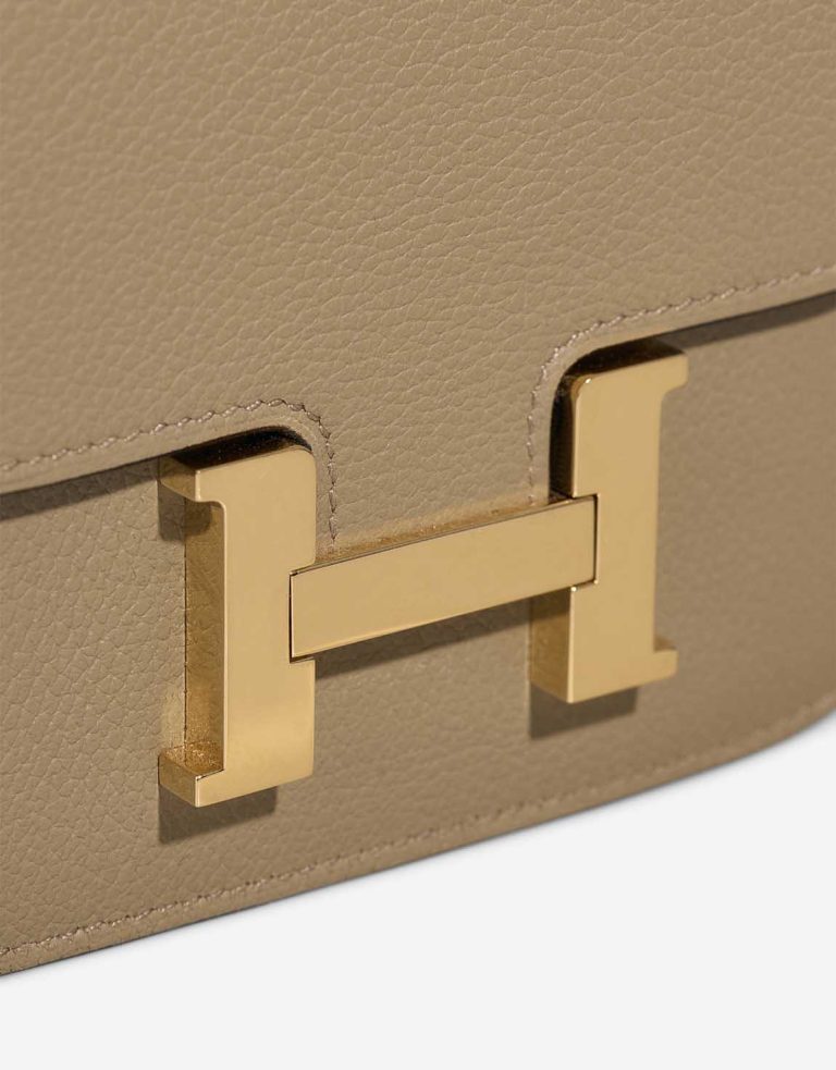 Hermès Constance Slim Wallet Evercolor Beige Marfa Closing System | Sell your designer bag