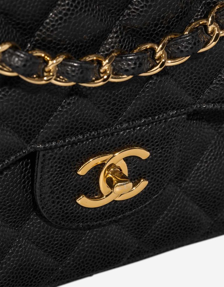 Chanel Timeless Jumbo Caviar Black Front | Sell your designer bag