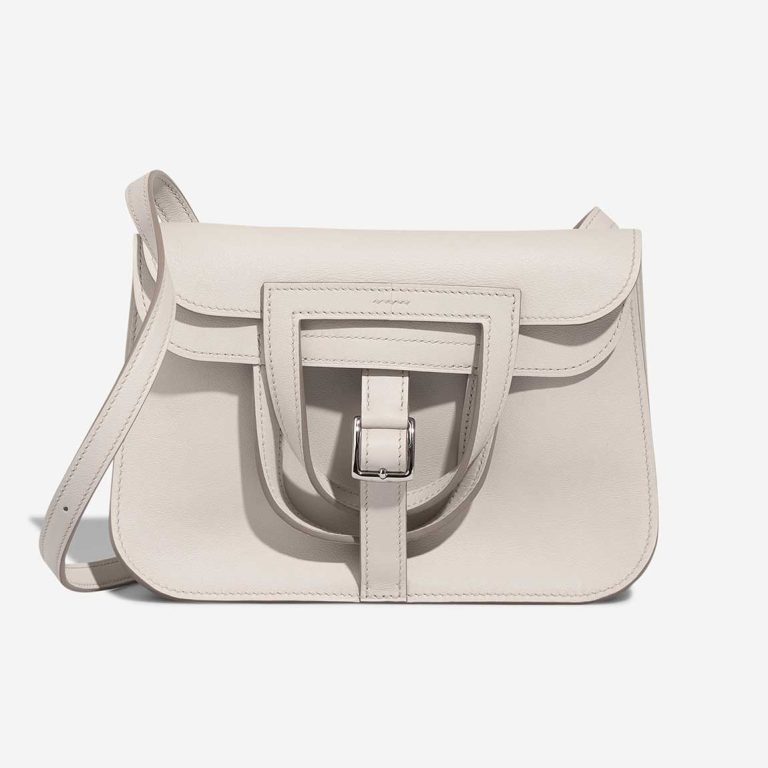 Hermès Halzan Mini Swift Béton Front | Sell your designer bag
