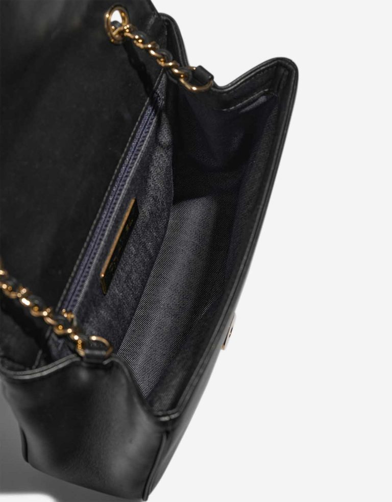 Chanel Mania Flap Bag Lamb / Denim Black Inside | Sell your designer bag