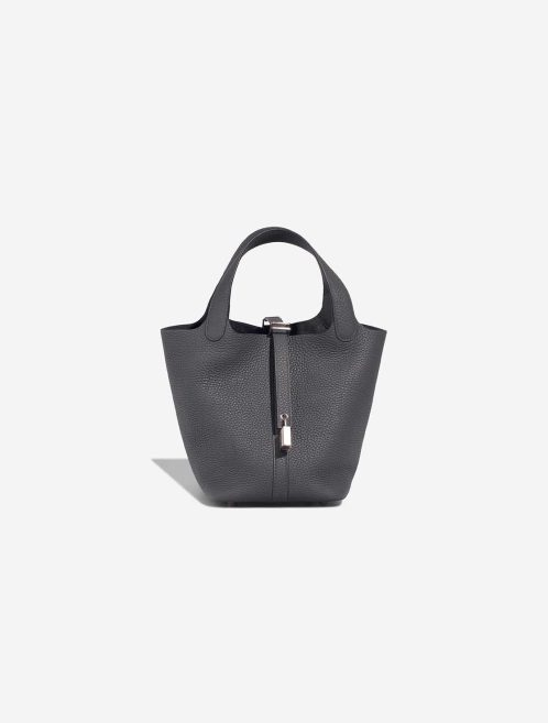 Hermès Picotin 18 Clémence Gris Misty Front | Sell your designer bag