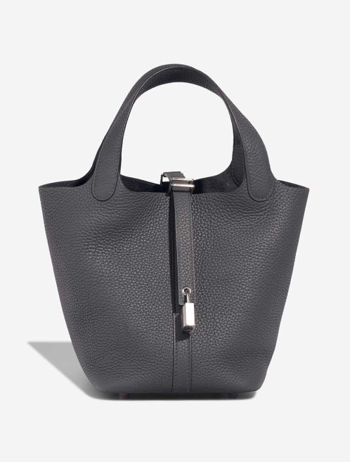 Hermès Picotin 18 Clémence Gris Misty Front | Sell your designer bag