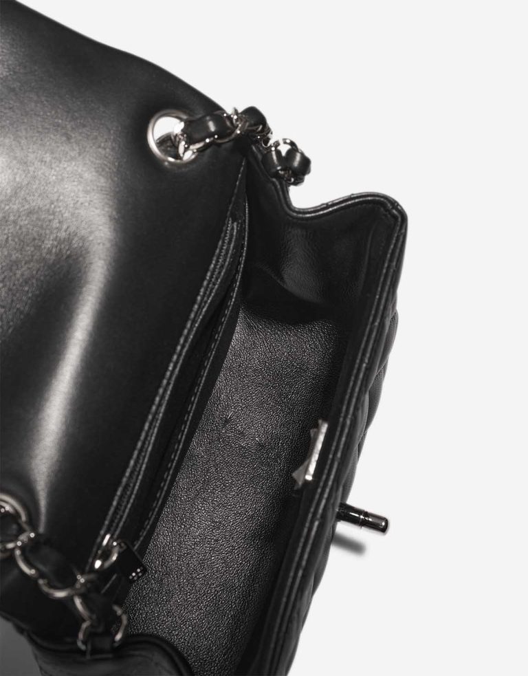 Chanel Timeless Mini Square Lamb Black Inside | Sell your designer bag