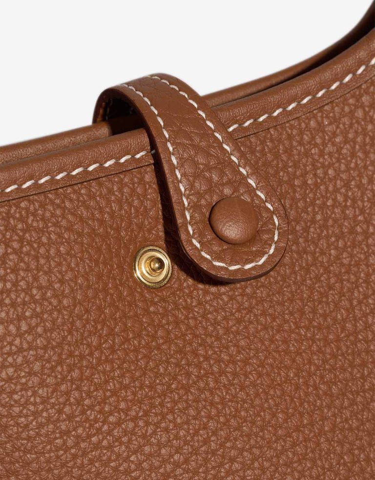 Hermès Evelyne 16 Taurillon Clémence Gold Closing System | Sell your designer bag