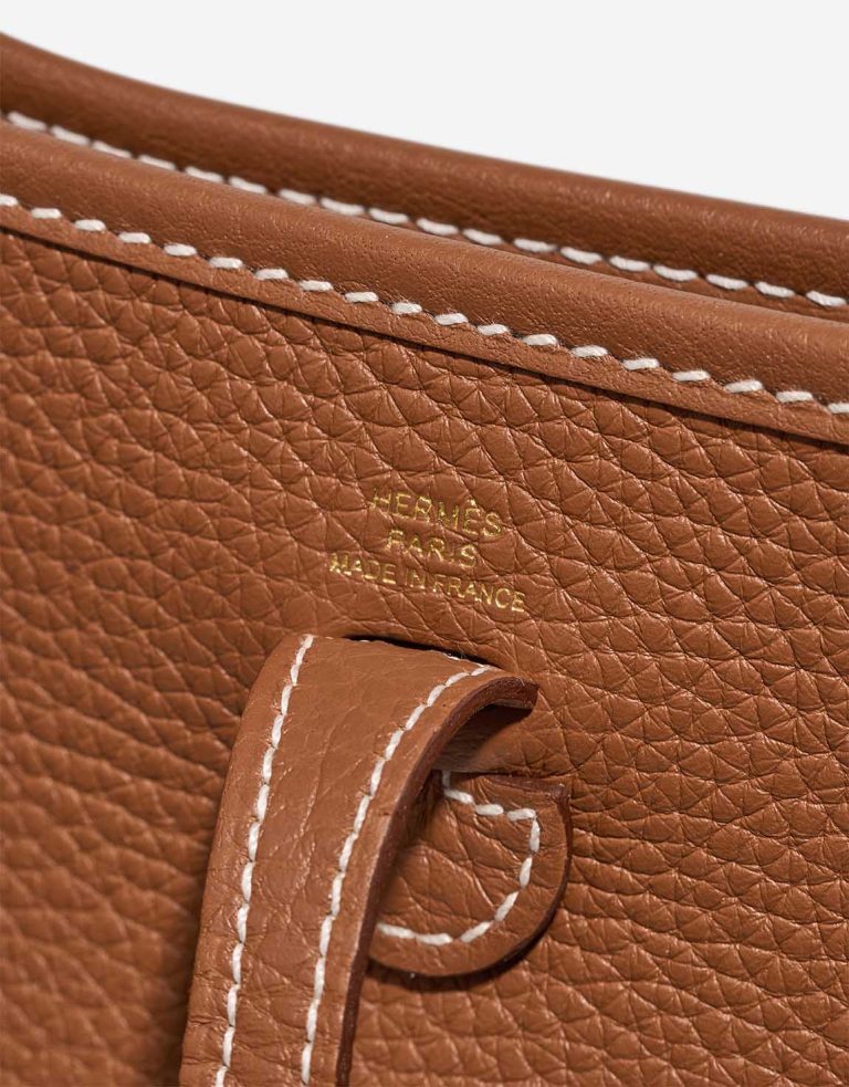 Hermès Evelyne 16 Taurillon Clémence Gold Logo | Sell your designer bag