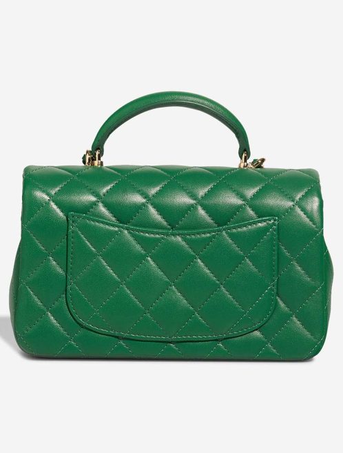 Chanel Timeless Handle Mini Rectangular Lamb Green | Sell your designer bag