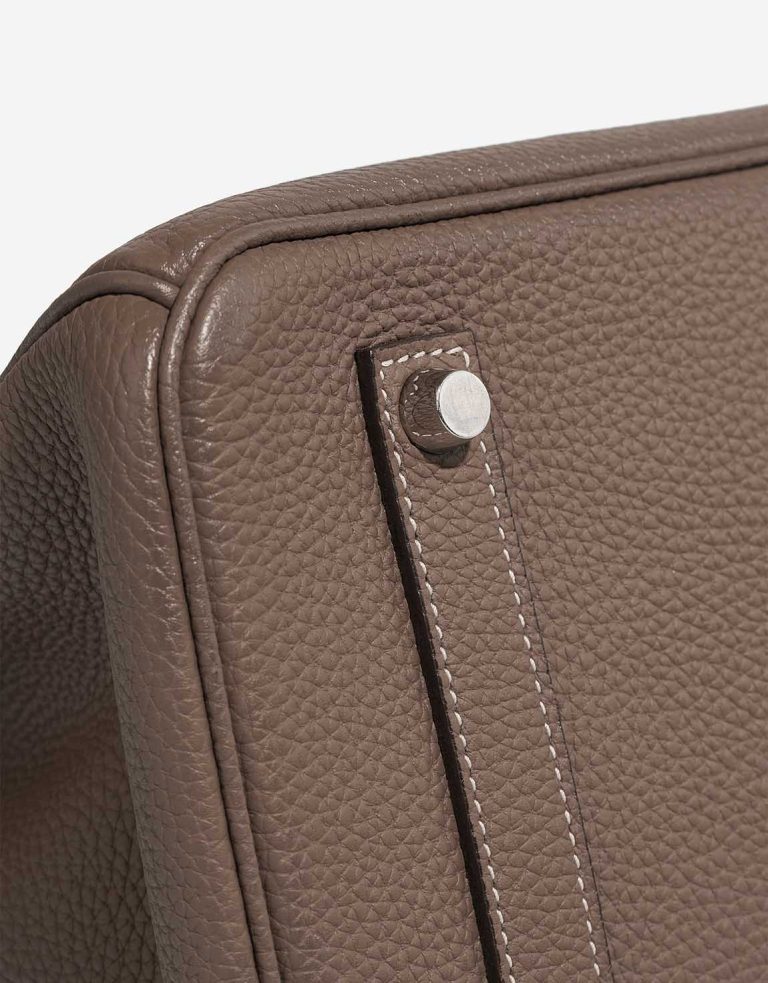 Hermès Birkin 35 Clémence Étoupe Signs of wear | Sell your designer bag