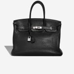Hermès Birkin 35 Clémence Black Front | Sell your designer bag
