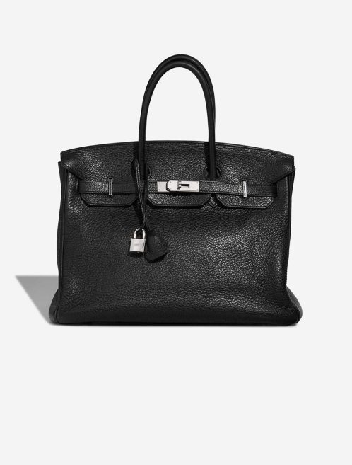 Hermès Birkin 35 Clémence Black Front | Sell your designer bag