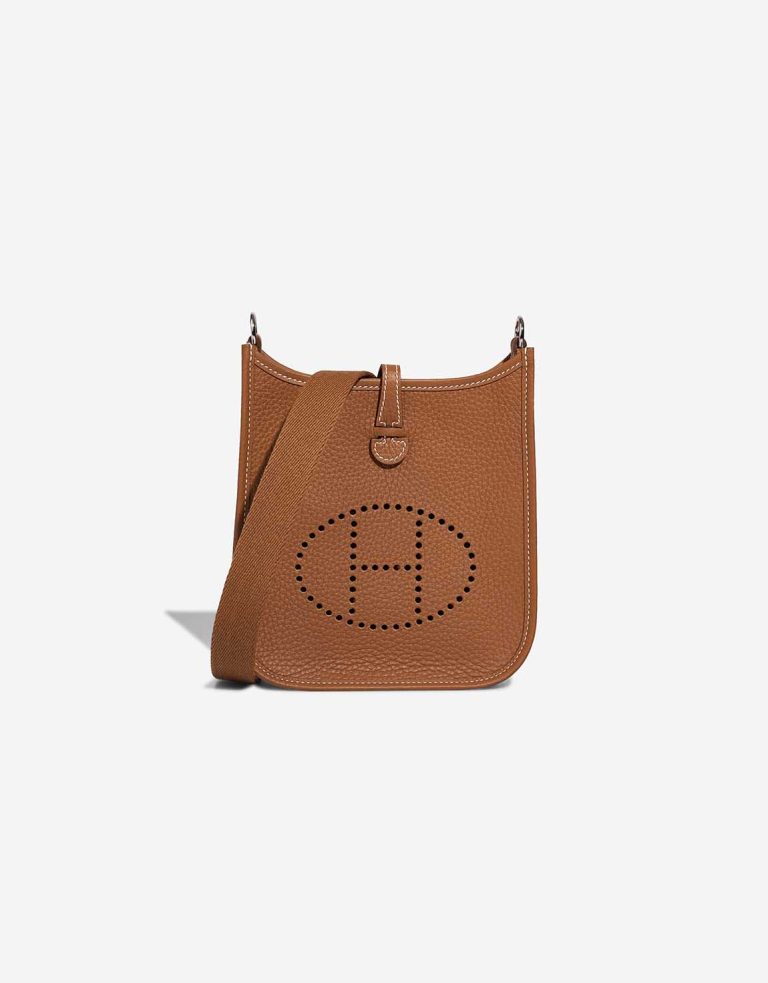 Hermès Evelyne 16 Clémence Gold Front | Sell your designer bag