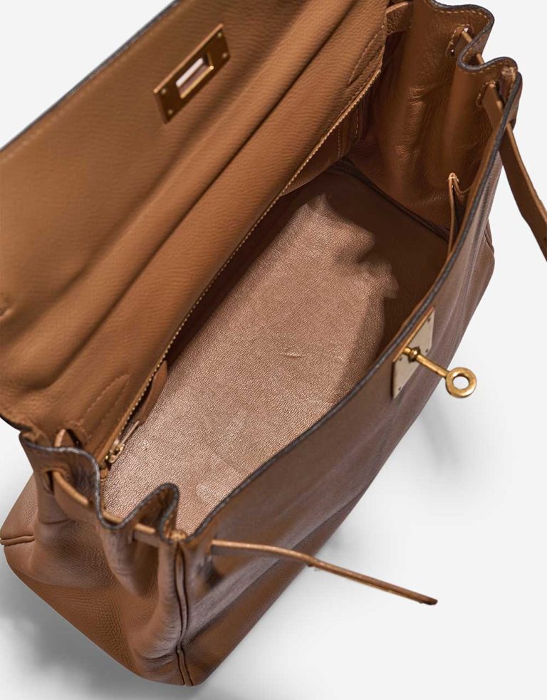 Hermès Kelly 28 Epsom Beige  Inside | Sell your designer bag