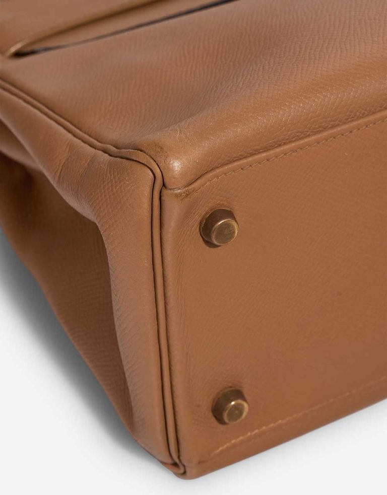 Hermès Kelly 28 Epsom Beige  Signs of wear | Sell your designer bag