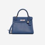 Hermès Kelly Verso 28 Evercolor Bleu Brighton / Capucine Front | Sell your designer bag