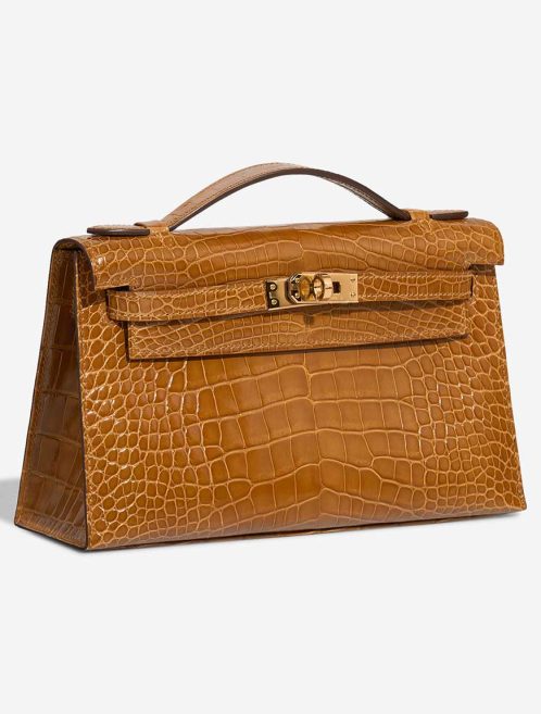 Hermès Kelly Pochette Alligator Mississippi Tabac Camel | Sell your designer bag