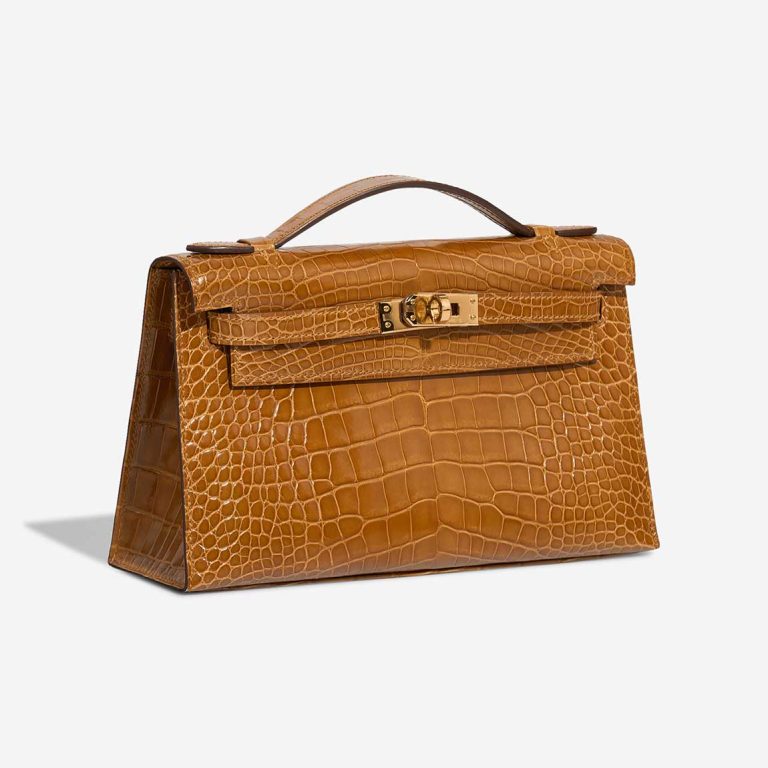 Hermès Kelly Pochette Alligator Mississippi Tabac Camel | Sell your designer bag