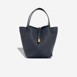 Hermès Picotin Touch 22 Taurillon Clémence / Alligator Mississippi Bleu Nuit / Bleu Marine Front | Sell your designer bag