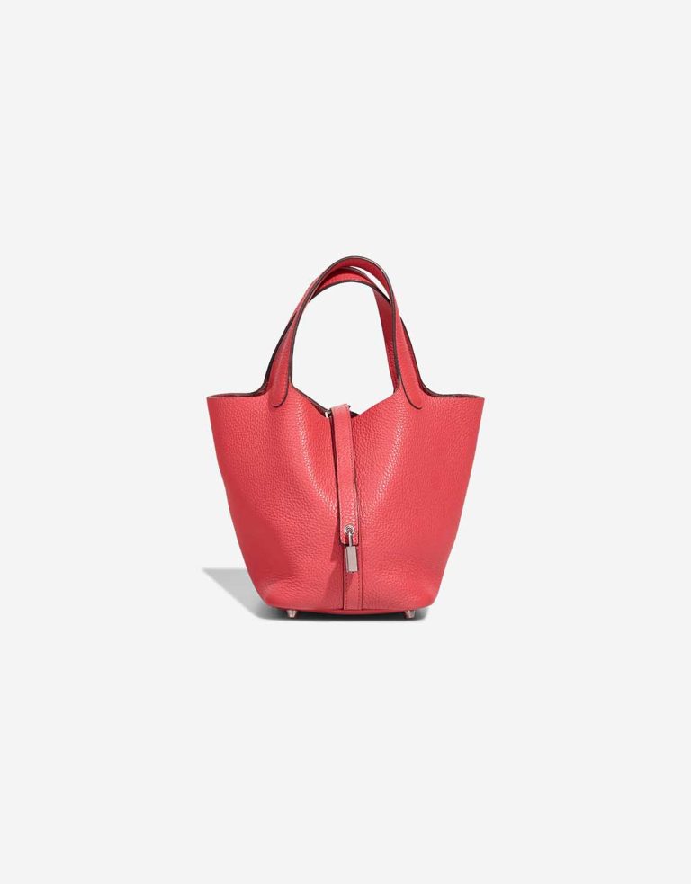 Hermès Picotin 18 Clémence Rose Texas Front | Sell your designer bag