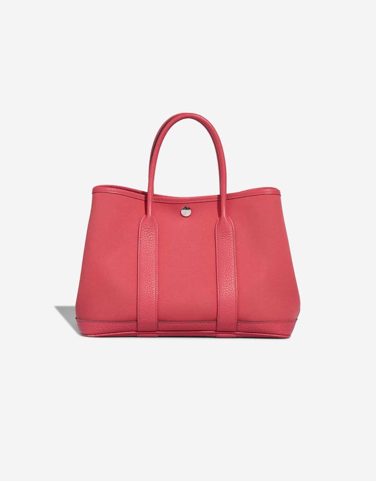 Hermès Garden Party 30 Taurillon Clémence / Toile Bougainvillier Front | Sell your designer bag