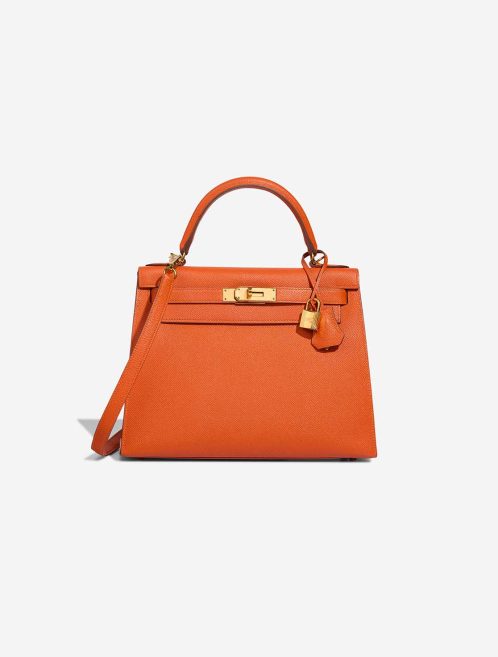 Hermès Kelly 28 Epsom Feu Front | Sell your designer bag