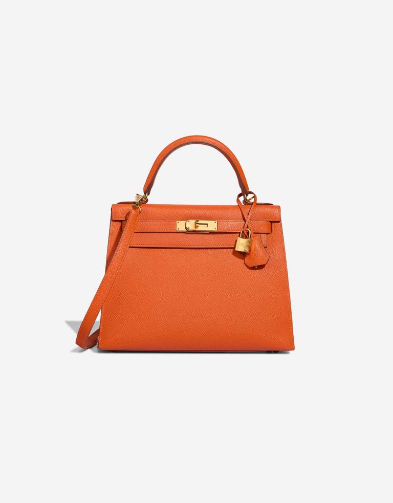 Hermès Kelly 28 Epsom Feu Front | Sell your designer bag