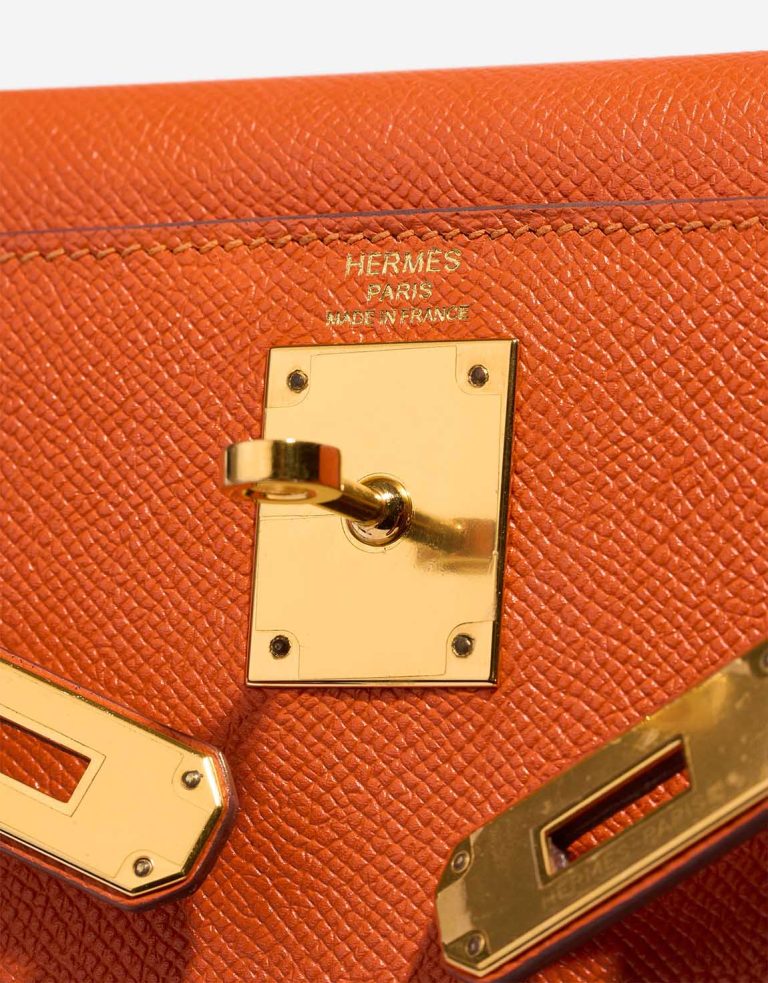 Hermès Kelly 28 Epsom Feu Logo | Sell your designer bag
