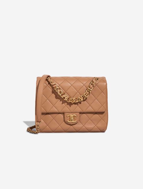 Chanel Timeless Medium Square Lamb Cognac Front | Sell your designer bag