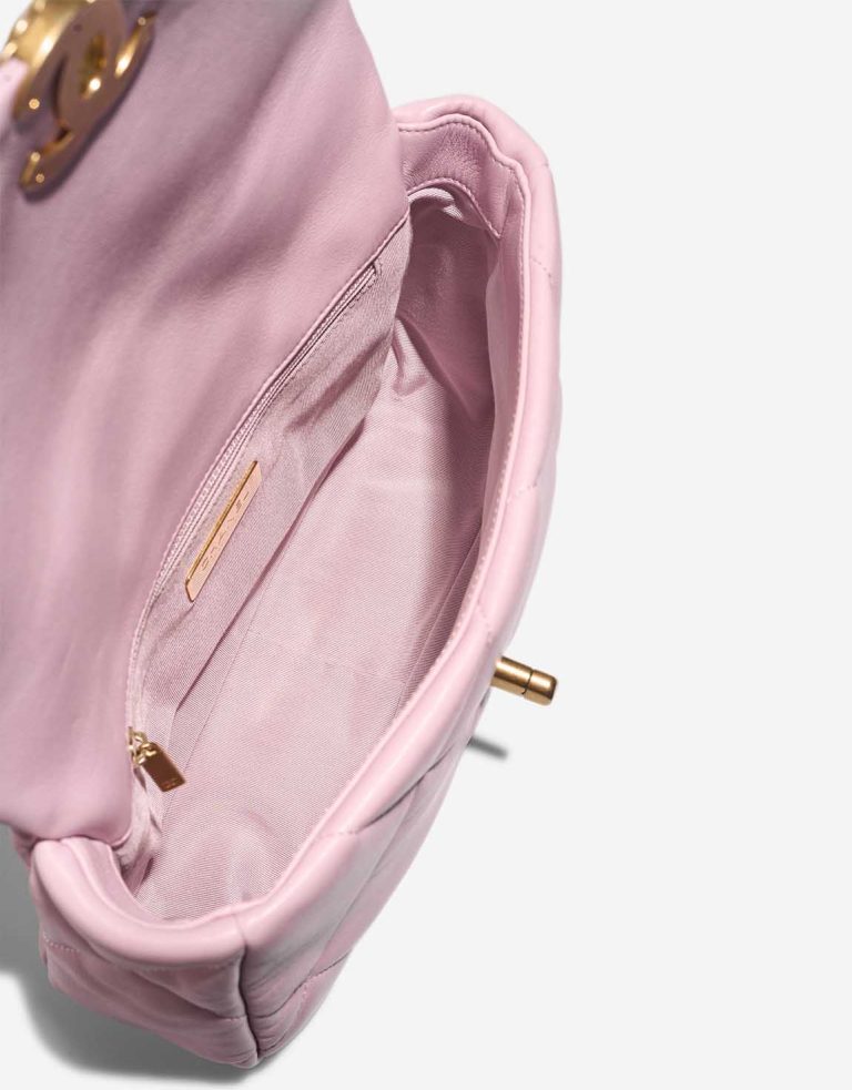 Chanel 19 Flap Bag Lamb Mauve Inside | Sell your designer bag