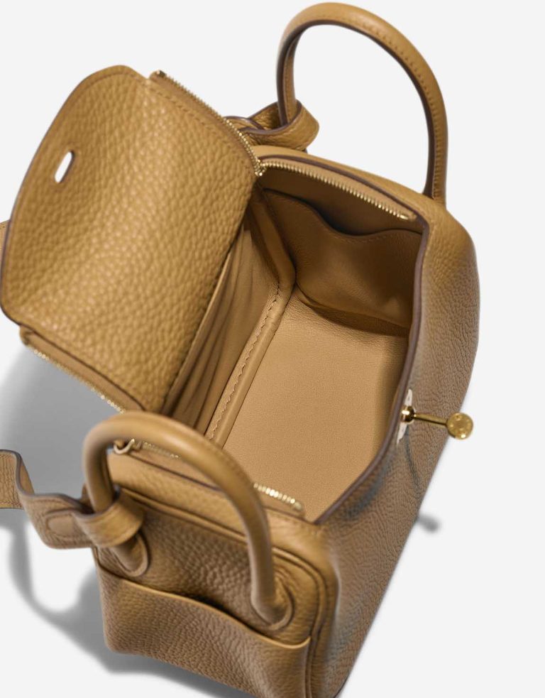 Hermès Lindy Mini Taurillon Clémence Biscuit Inside | Sell your designer bag