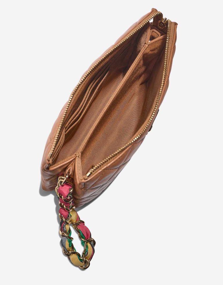 Chanel Pouch Small Lamb Cognac Inside | Sell your designer bag