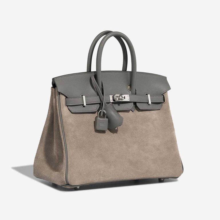 Hermès Birkin 25 Veau Grizzly / Swift Gris Meyer / Gris Caillou | Sell your designer bag