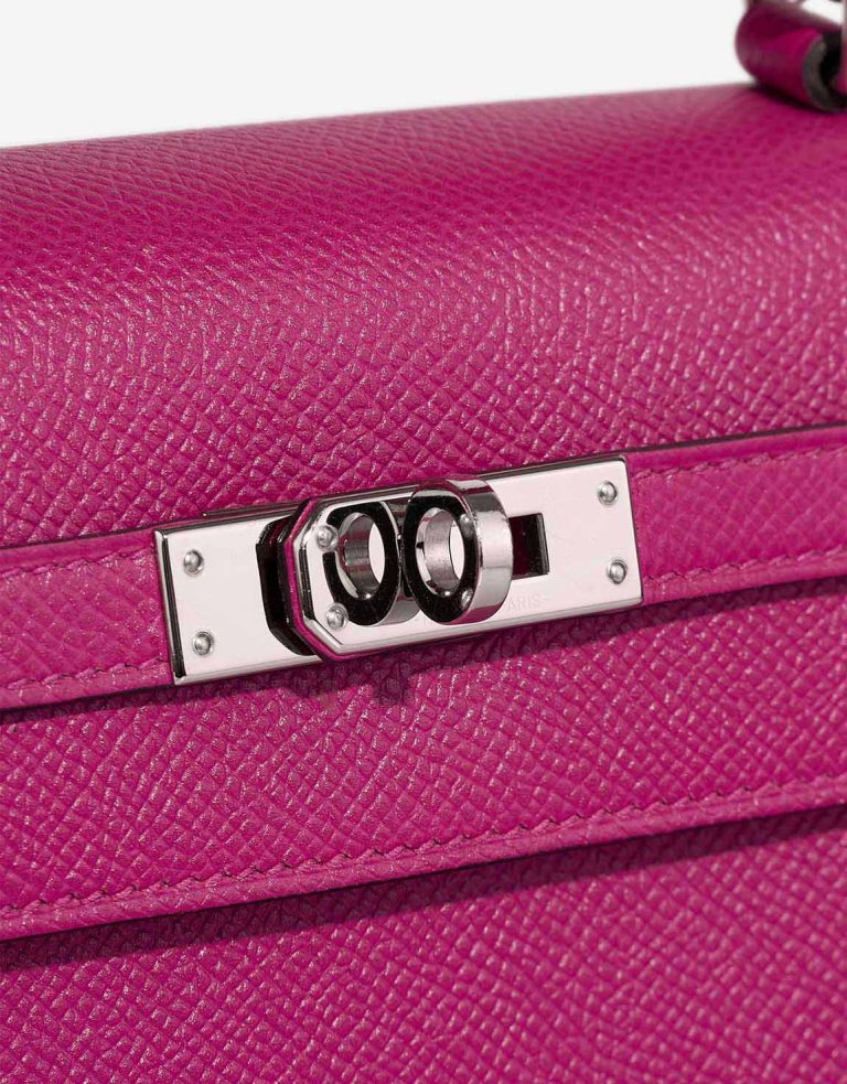 Hermès Kelly 25 Epsom Rose Pourpre Closing System | Sell your designer bag
