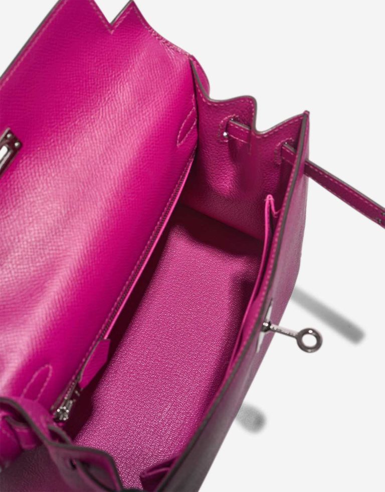 Hermès Kelly 25 Epsom Rose Pourpre Inside | Sell your designer bag