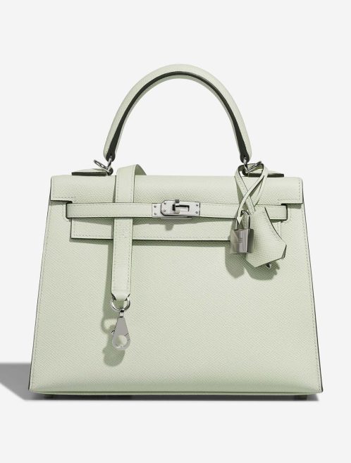 Hermès Kelly 25 Epsom Vert Fizz Front | Sell your designer bag