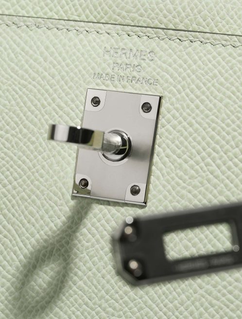 Hermès Kelly 25 Epsom Vert Fizz Logo | Sell your designer bag