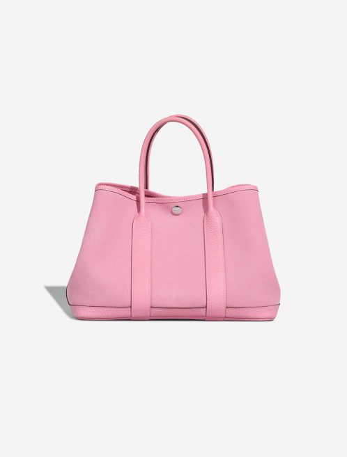 Hermès Garden Party 30 Taurillon Clémence / Toile Bubblegum Front | Sell your designer bag
