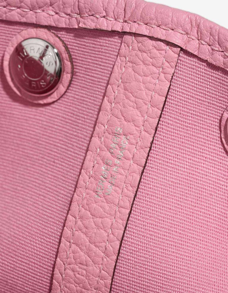 Hermès Garden Party 30 Taurillon Clémence / Toile Bubblegum Logo | Sell your designer bag