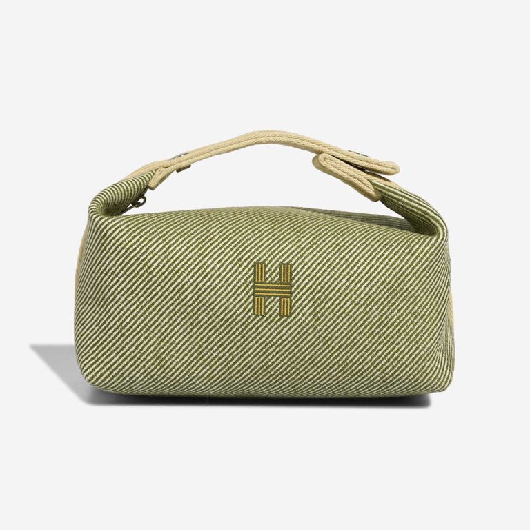 Hermès Bride-à-Brac Small Wool Canopee / Écru / Jaune Bourgeon Front | Sell your designer bag