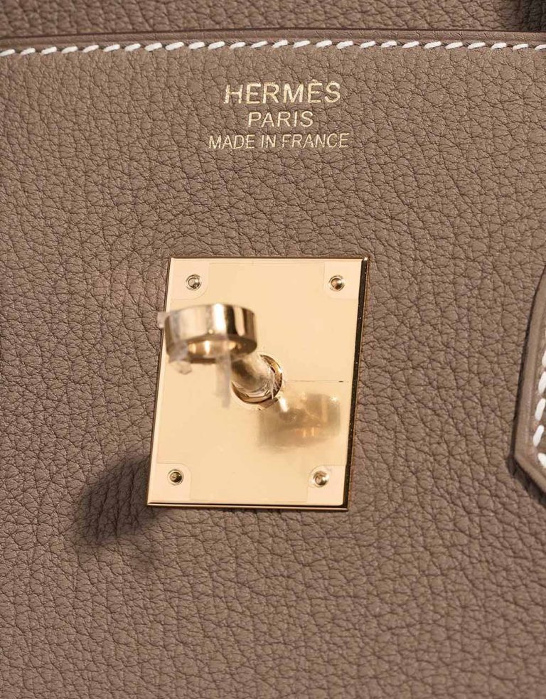 Hermès Birkin 35 Togo Étoupe Logo | Sell your designer bag