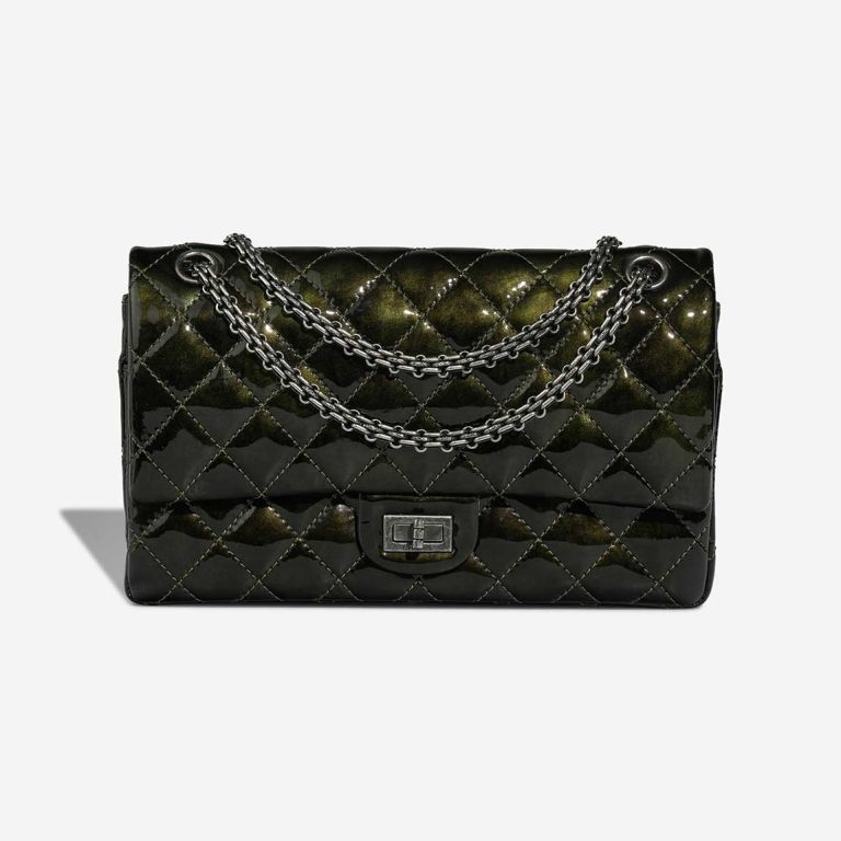 Chanel 2.55 Reissue 226 Patent Green Front | Sell your designer bag