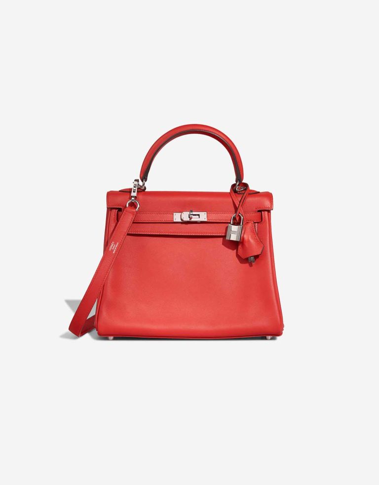 Hermès Kelly 25 Swift Rouge Tomate Front | Sell your designer bag