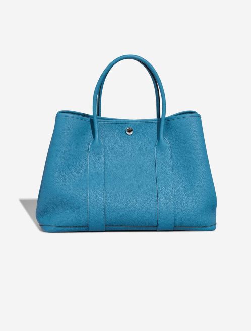 Hermès Garden Party 36 Veau Négonda Turquoise Front | Sell your designer bag