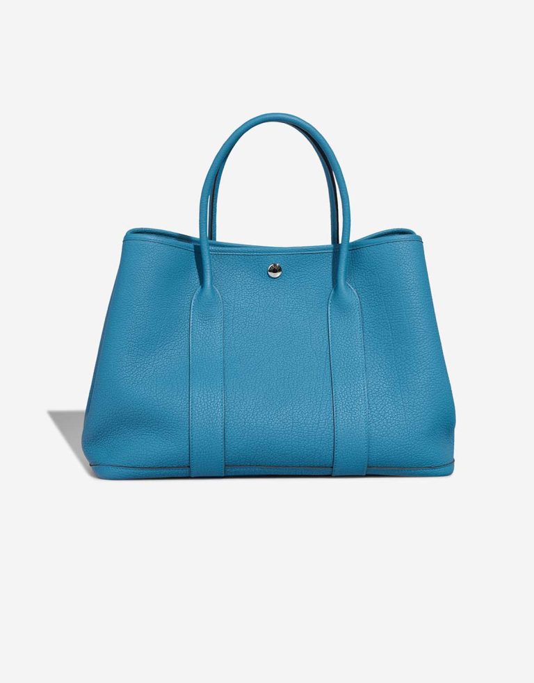 Hermès Garden Party 36 Veau Négonda Turquoise Front | Sell your designer bag