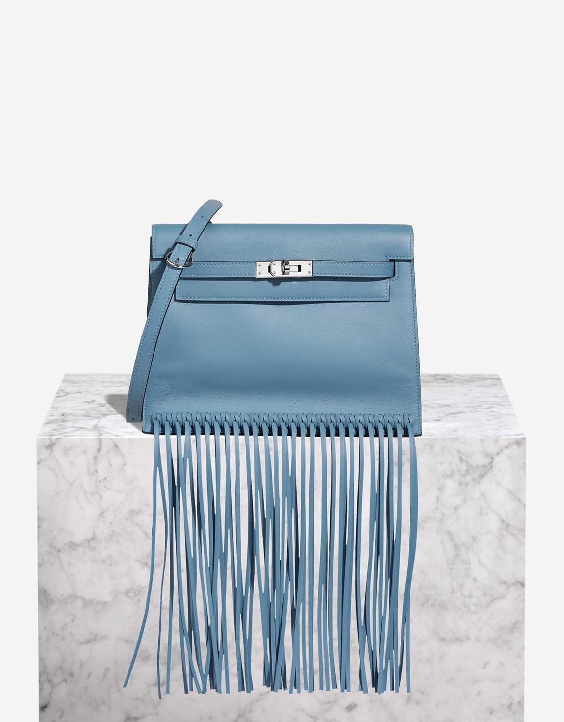 Hermès Kelly Danse Anate Swift New Bleu Jean | SACLÀB