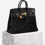 Hermès Haut à Courroies 32 Evercalf / Pony Hair Black Front | Sell your designer bag