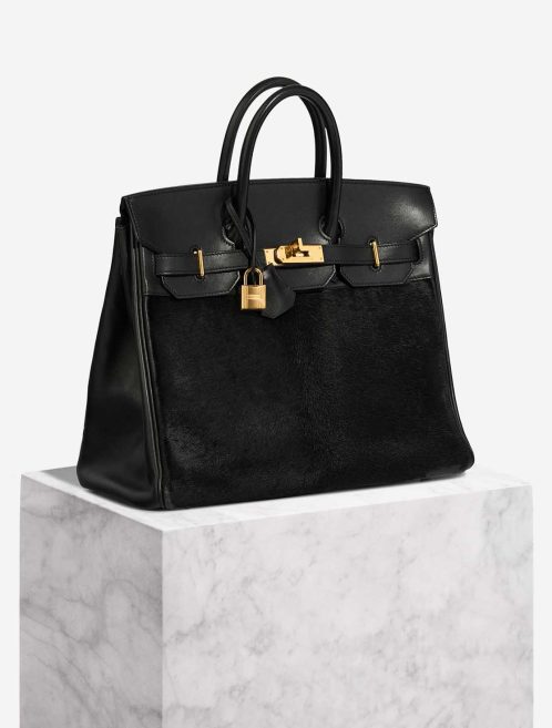 Hermès Haut à Courroies 32 Evercalf / Pony Hair Black Front | Sell your designer bag